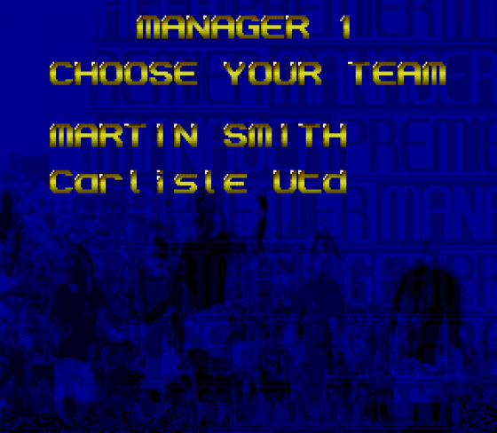 Premier Manager 97 Screenshot 7 (Sega Mega Drive (EU Version))