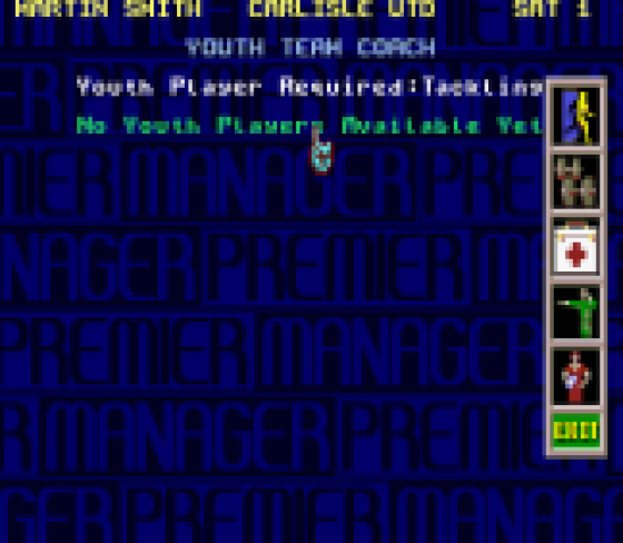 Premier Manager 97 Screenshot 40 (Sega Mega Drive (EU Version))