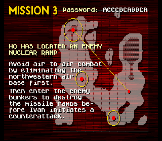 Red Zone Screenshot 12 (Sega Mega Drive (EU Version))