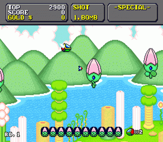 Super Fantasy Zone Screenshot 5 (Sega Mega Drive (EU Version))
