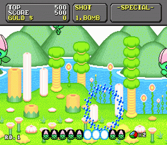 Super Fantasy Zone Screenshot 11 (Sega Mega Drive (EU Version))