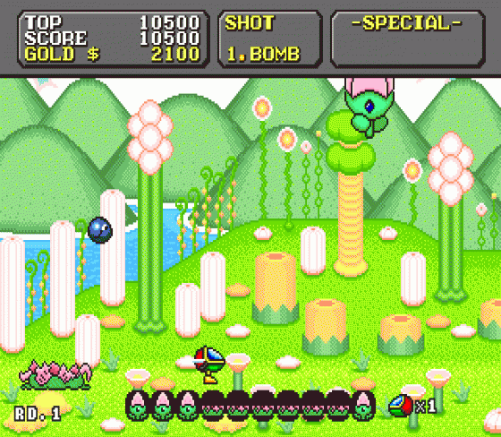 Super Fantasy Zone Screenshot 15 (Sega Mega Drive (EU Version))