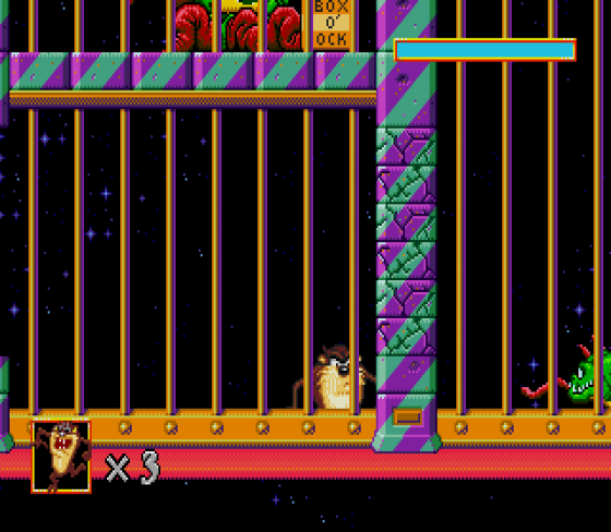 Taz in Escape From Mars Screenshot 5 (Sega Mega Drive (EU Version))