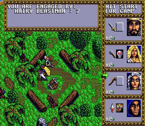 Warriors of the Eternal Sun Screenshot 5 (Sega Mega Drive (EU Version))