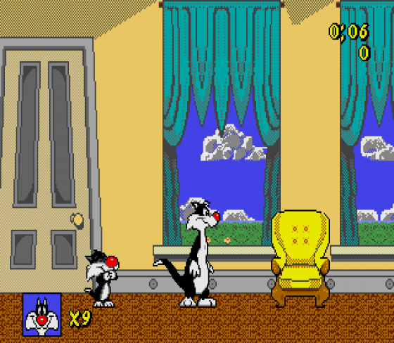 Silvestre y Piolin y sus Sigilosas Travesuras Screenshot 5 (Sega Mega Drive (EU Version))