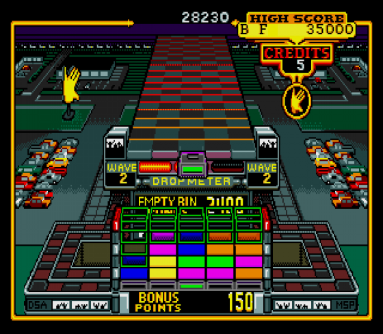 Klax Screenshot 8 (Sega Mega Drive (EU Version))