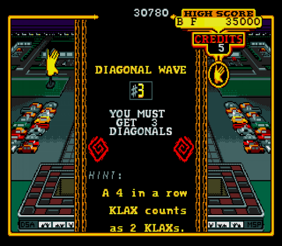 Klax Screenshot 9 (Sega Mega Drive (EU Version))