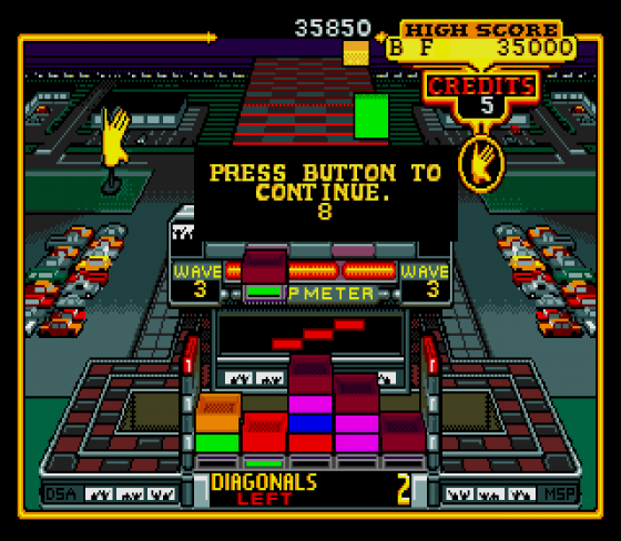Klax Screenshot 11 (Sega Mega Drive (EU Version))