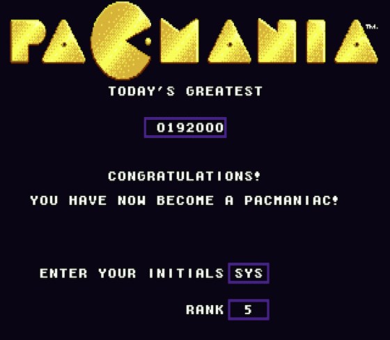 Pac-Mania Screenshot 13 (Sega Mega Drive (EU Version))