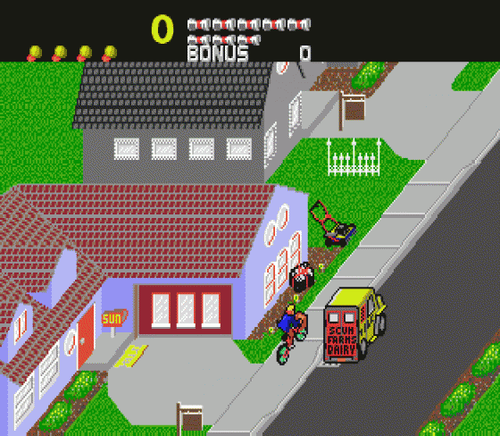 Paperboy Screenshot 5 (Sega Mega Drive (EU Version))