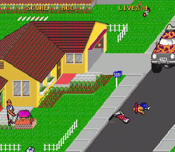 Paperboy 2 Screenshot 7 (Sega Mega Drive (EU Version))