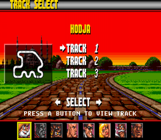 Street Racer Screenshot 10 (Sega Mega Drive (EU Version))