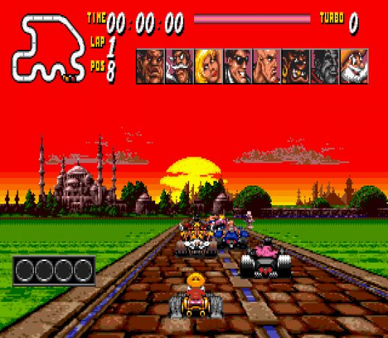 Street Racer Screenshot 12 (Sega Mega Drive (EU Version))