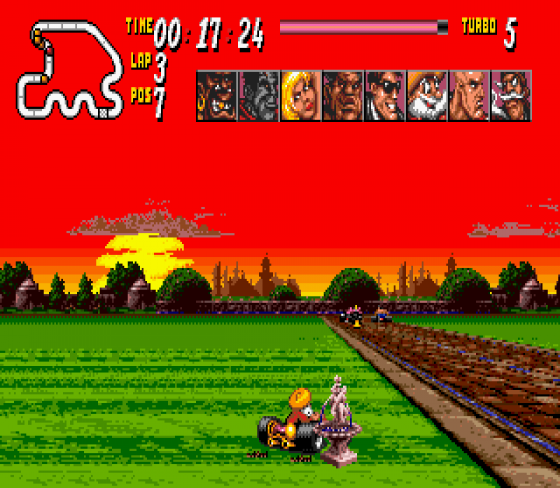 Street Racer Screenshot 14 (Sega Mega Drive (EU Version))