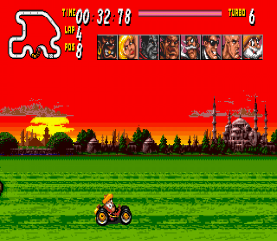 Street Racer Screenshot 15 (Sega Mega Drive (EU Version))