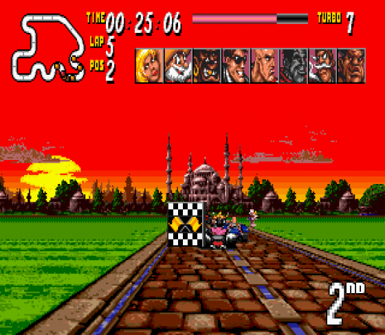 Street Racer Screenshot 17 (Sega Mega Drive (EU Version))