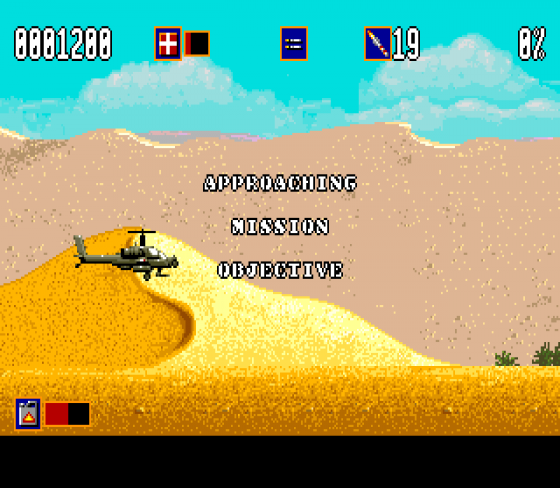 Gunship Screenshot 17 (Sega Mega Drive (EU Version))