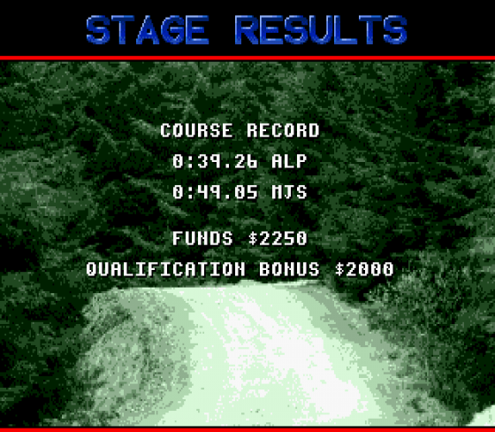 Power Drive Screenshot 12 (Sega Mega Drive (EU Version))