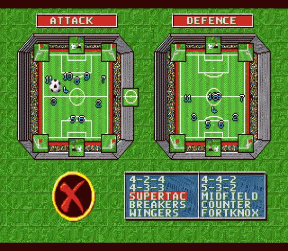 Super Kick-Off Screenshot 11 (Sega Mega Drive (EU Version))