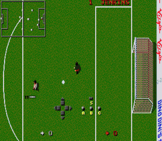 Dino Dini's Soccer Screenshot 6 (Sega Mega Drive (EU Version))