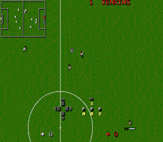 Dino Dini's Soccer Screenshot 7 (Sega Mega Drive (EU Version))