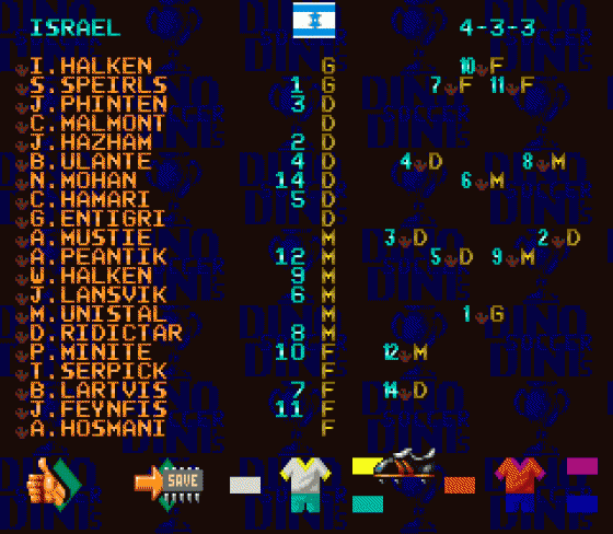 Dino Dini's Soccer Screenshot 10 (Sega Mega Drive (EU Version))