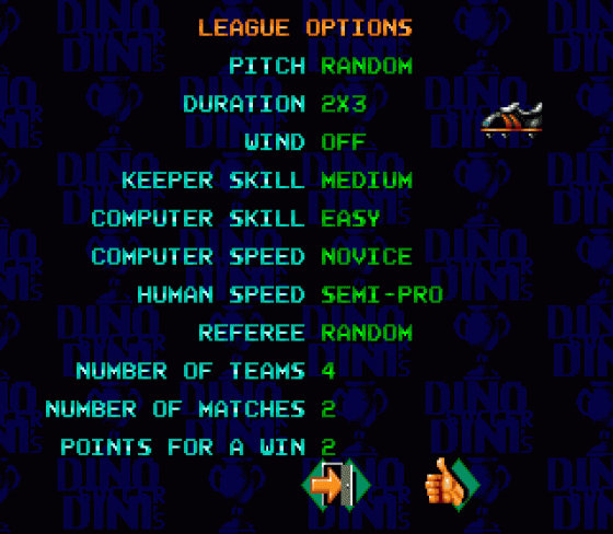 Dino Dini's Soccer Screenshot 20 (Sega Mega Drive (EU Version))