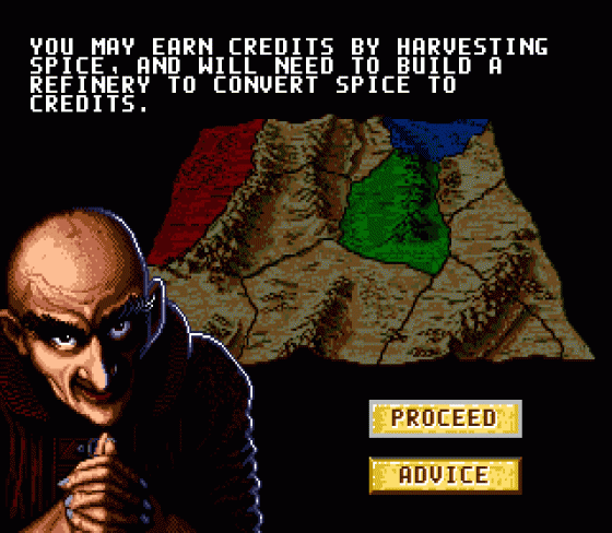 Dune: The Battle for Arrakis Screenshot 16 (Sega Mega Drive (EU Version))