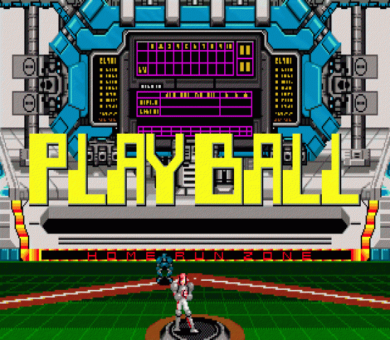 Super Baseball 2020 Screenshot 8 (Sega Mega Drive (JP Version))