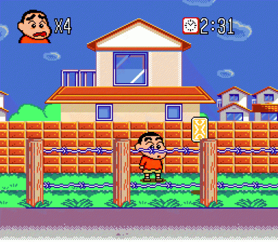 Crayon Shin-Chan: Arashi wo Yobu Enji Screenshot 5 (Sega Mega Drive (JP Version))