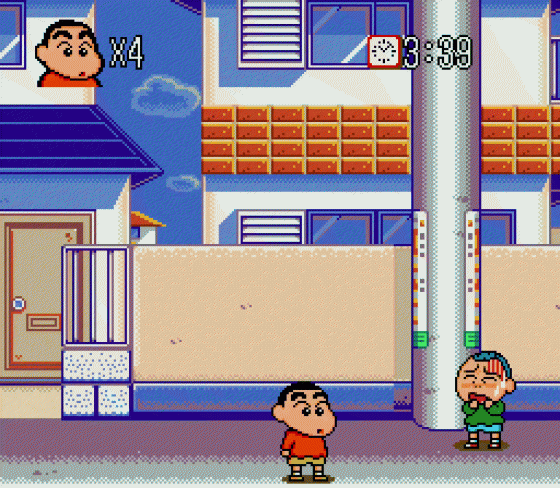 Crayon Shin-Chan: Arashi wo Yobu Enji Screenshot 10 (Sega Mega Drive (JP Version))