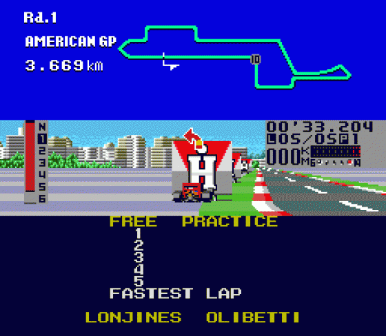 Fastest One Screenshot 13 (Sega Mega Drive (JP Version))