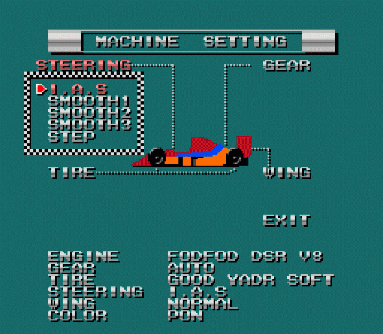 Fastest One Screenshot 22 (Sega Mega Drive (JP Version))