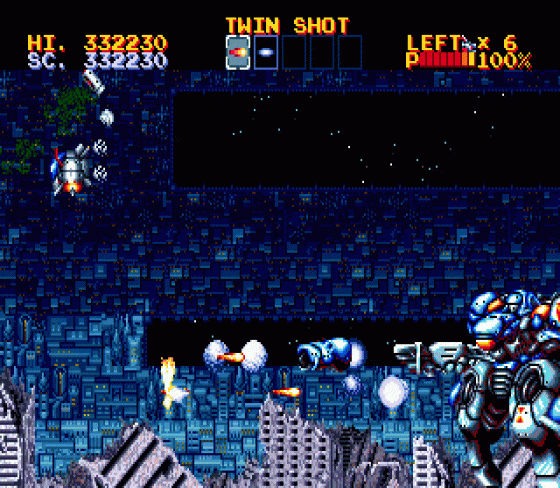 Thunder Force IV Screenshot 8 (Sega Mega Drive (JP Version))