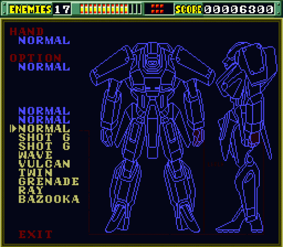 Final Zone Screenshot 12 (Sega Mega Drive (JP Version))