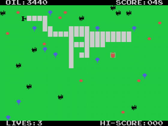 Lawnmower Screenshot 1 (SG-1000)