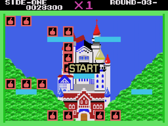 Bomb Jack Screenshot 5 (SC-3000/SG-1000/Sega Mark III)