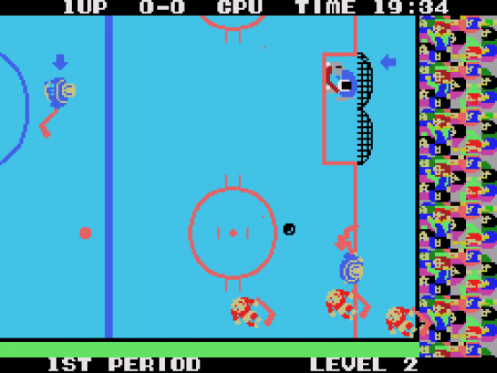 Champion Ice Hockey Screenshot 5 (SC-3000/SG-1000/Sega Mark III)