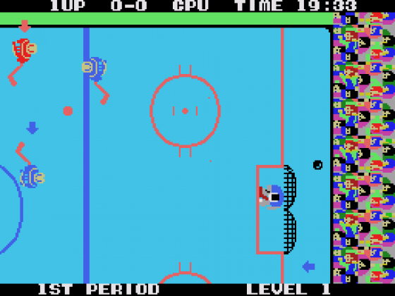 Champion Ice Hockey Screenshot 6 (SC-3000/SG-1000/Sega Mark III)