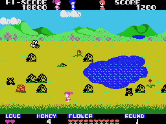 Girl's Garden Screenshot 7 (SC-3000/SG-1000)