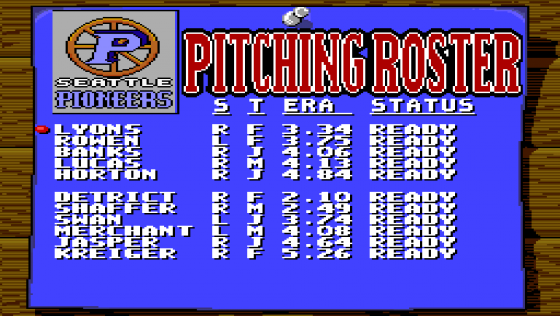 Roger Clemen's MVP Baseball Screenshot 15 (Super Nintendo (US Version))