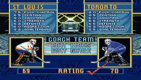 Brett Hull Hockey '95 Screenshot 5 (Super Nintendo (US Version))