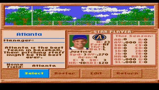 HardBall III Screenshot 8 (Super Nintendo (US Version))