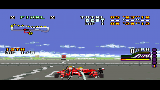 Michael Andretti's Indy Car Challenge Screenshot 10 (Super Nintendo (US Version))