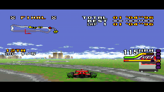 Michael Andretti's Indy Car Challenge Screenshot 11 (Super Nintendo (US Version))