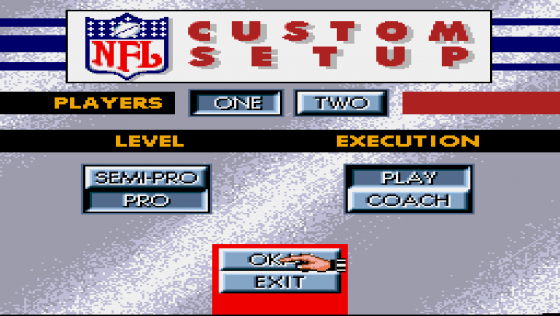 Capcom's MVP Football Screenshot 20 (Super Nintendo (US Version))