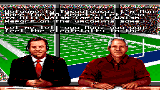 Bill Walsh College Football Screenshot 5 (Super Nintendo (US Version))