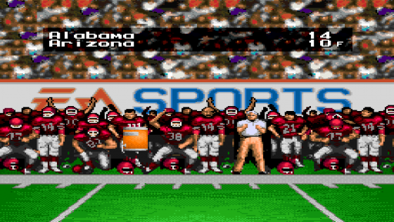 Bill Walsh College Football Screenshot 22 (Super Nintendo (US Version))