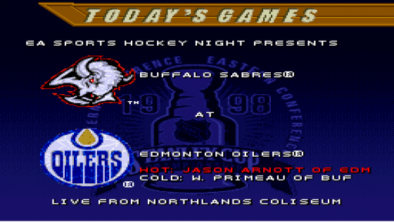 NHL '98 Screenshot 8 (Super Nintendo (US Version))