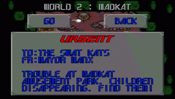 SWAT Kats: The Radical Squadron Screenshot 13 (Super Nintendo (US Version))